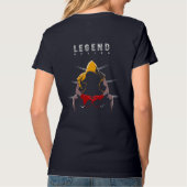 T-shirt Légendes de boxe | Femmes col V (Dos)