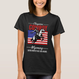 T-shirt légendes de cowboy de Cheyenne poussière et rêves 
