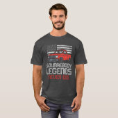 T-shirt Légendes du corps carré ne jamais mourir Camion mi (Devant entier)