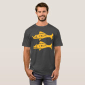 T-shirt Légendes du temple caché Blue Barracudas drôle (Devant entier)