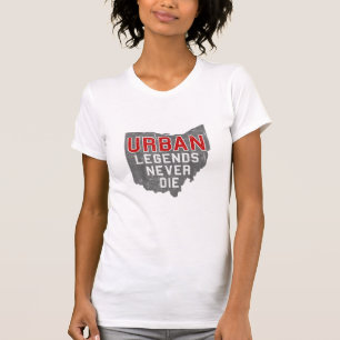 T-shirt Légendes Urbaines Ne Meurent Jamais État de l'Ohio