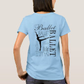 T-shirt léger d'arabesque avec le nom (Dos)