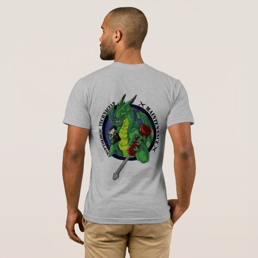 T-shirt léger de conception "originale" (Dos entier)