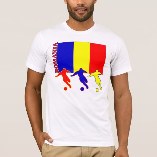 T-shirt léger de la Roumanie du football (Devant)