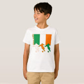 T-shirt léger de l'Irlande du football (Devant entier)