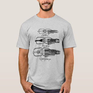 T-shirt léger de Nyckelharpa des hommes