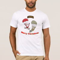T-shirt léger de Père Noël II aéroporté