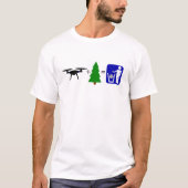 T-shirt léger Drone Plus Tree (Devant)