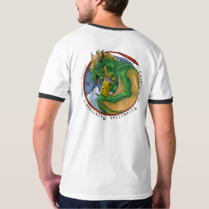 T-shirt léger unilatéral de "pièce de monnaie" de