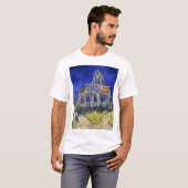 T-shirt L'église d'Auvers, Van Gogh (Devant entier)