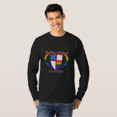 T-shirt L'Eglise épiscopale vous aime FIERTÉ LGBTQ (Devant entier)
