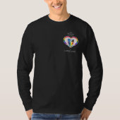 T-shirt L'Eglise épiscopale vous aime LGBTQ Nouveau design (Devant)