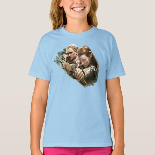 T-shirt LEGOLAS GREENLEAF™ et TAURIEL™ Graphic (Devant)