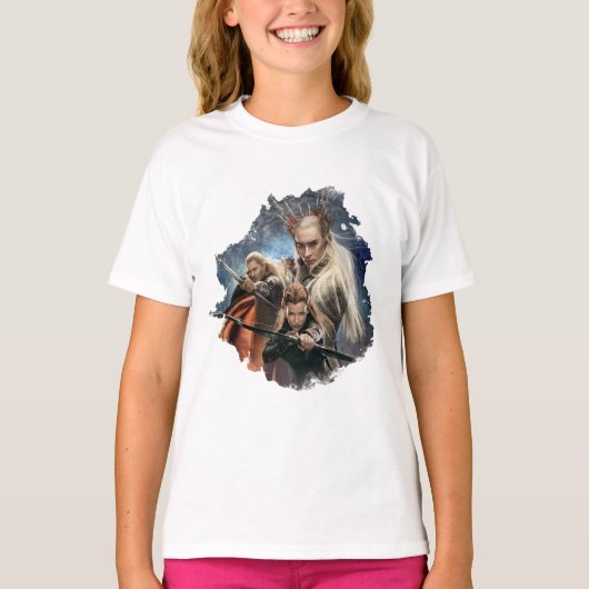 T-shirt LEGOLAS GREENLEAF™, TAURIEL™ et Thranduil (Devant)