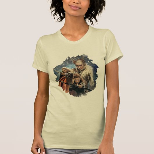 T-shirt LEGOLAS GREENLEAF™, TAURIEL™ et Thranduil (Devant)