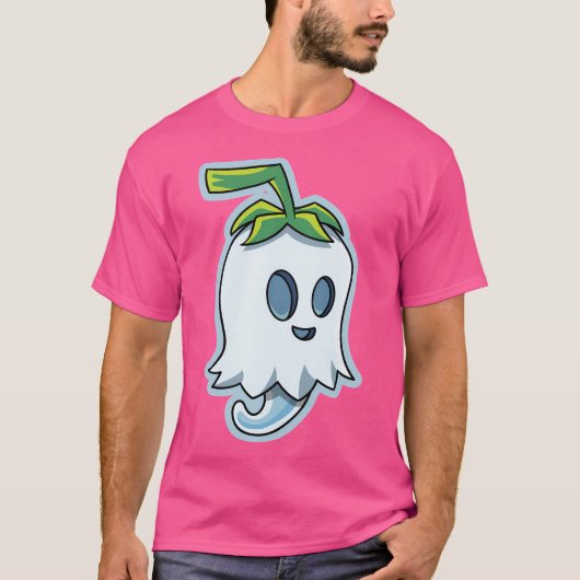 T-shirt Légumes de fantôme Kawaii (Devant)