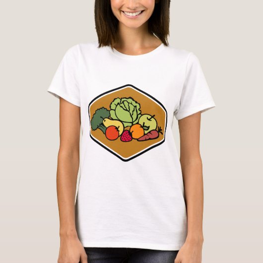 T-shirt Légumes de fruits (Devant)