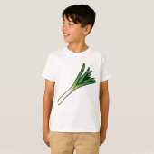 T-shirt Légumes de poireau (Devant entier)