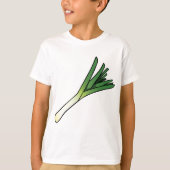 T-shirt Légumes de poireau (Devant)