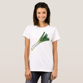 T-shirt Légumes de poireau (Devant entier)