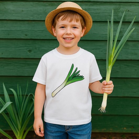T-shirt Légumes de poireau