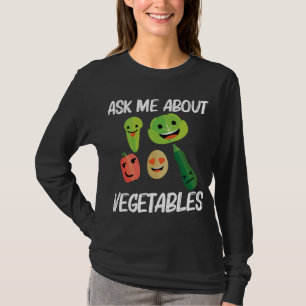 T-shirt Légumes Drôle Pour Hommes Femmes Fruit Légume Gard