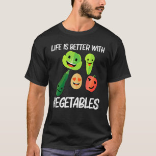 T-shirt Légumes Drôle Pour Hommes Femmes Fruit Légume Gard
