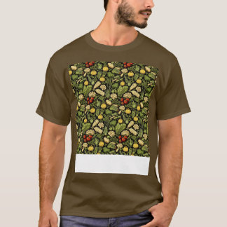 T-shirt Légumes Motif sans joint Veggie Leafy Green Sala