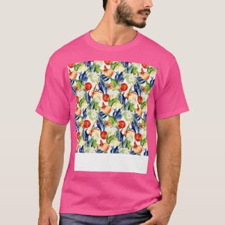 T-shirt Légumes Motif sans joint Veggie Leafy Green Sala