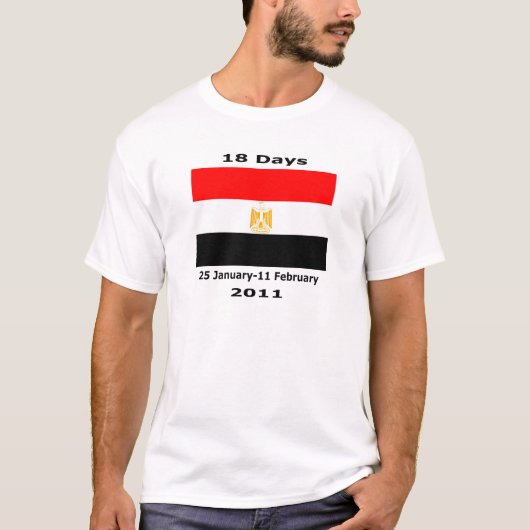 T-shirt L'Egypte 18 jours CUART (Devant)
