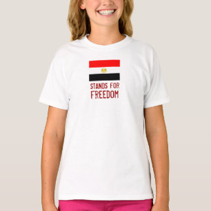 T-shirt L'EGYPTE : : Supports pour la liberté