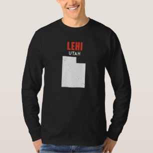 T-shirt Lehi Utah États-Unis État Amérique Voyage Utahan