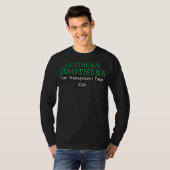 T-shirt Lehman Brothers Risk Management Department 2008 6 (Devant entier)