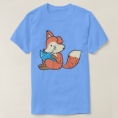 T-shirt Lei Lu L'Oreille De Lecture De Lecture Mignonne Li (Design devant)