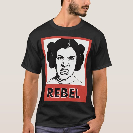 T-shirt Leia Rebelle (Devant)