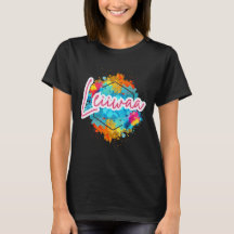 LEIIWAA – Tee-shirt noir audacieux avec attitude i