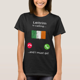 T-shirt Leitrim Appelle Et Je Dois Aller En Irlande
