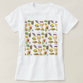 T-shirt L'El Salvador chemisette amuse-gueule pour femme,