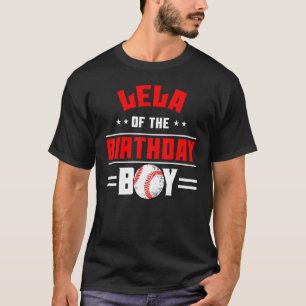 T-shirt Lela Of The Birthday Boy Baseball Thème Famille Bd