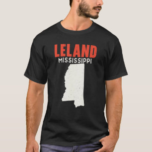 T-shirt Leland Mississippi USA State America Travel Missis
