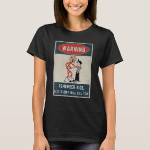 T-shirt L'électricien se souvient des enfants L'électricit