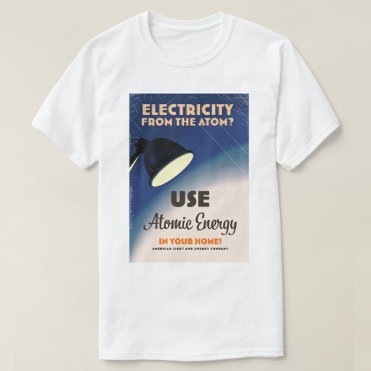 T-shirt L'électricité de l'atome? (Design devant)
