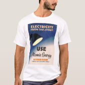 T-shirt L'électricité de l'atome? (Devant)
