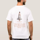 T-shirt L'élégance de la nature (Dos)
