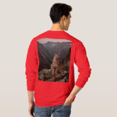 T-shirt L'Élégance Sauvage - La Curieuse Collection Lynx (Dos entier)