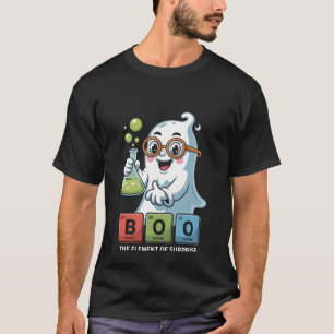 T-shirt L'élément de surprise Boo Science Chimie fantôme