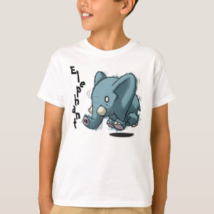 T-shirt L'éléphant badine la chemise