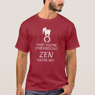 T-shirt L'éléphant Enso de zen ne soumettent pas à une