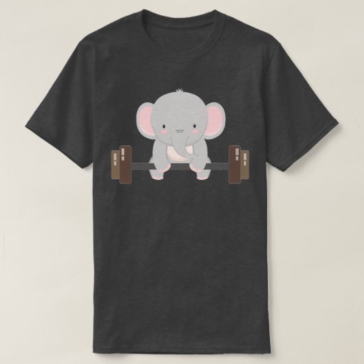 T-SHIRT L'ÉLÉPHANT POIDS LIFT (Design devant)
