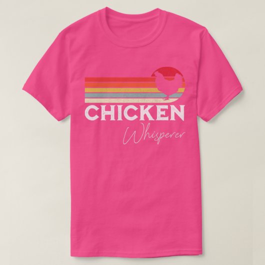 T-shirt L'élevage amusant de poulets à Whisperer (Design devant)